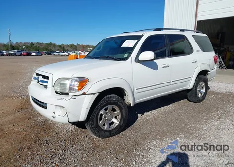 2006 Toyota Sequoia Sr5 V8 z USA, uszkodzony, nr VIN 5TDZT34A26S279086